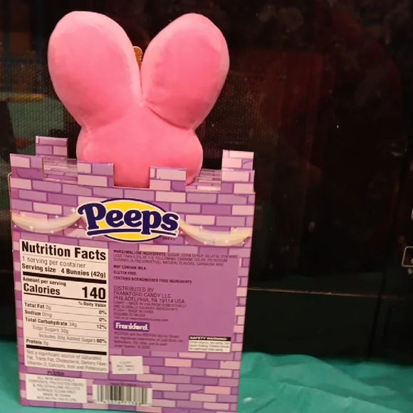 Peeps Marshmallow CowBunny Or Princess Plush Set NWT - Picture 5 of 5